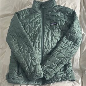 Patagonia Women's Sage Green Puffer Jacket